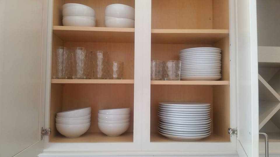 Fully Equipped Kitchen with Plenty of Quality Dishes & Pans