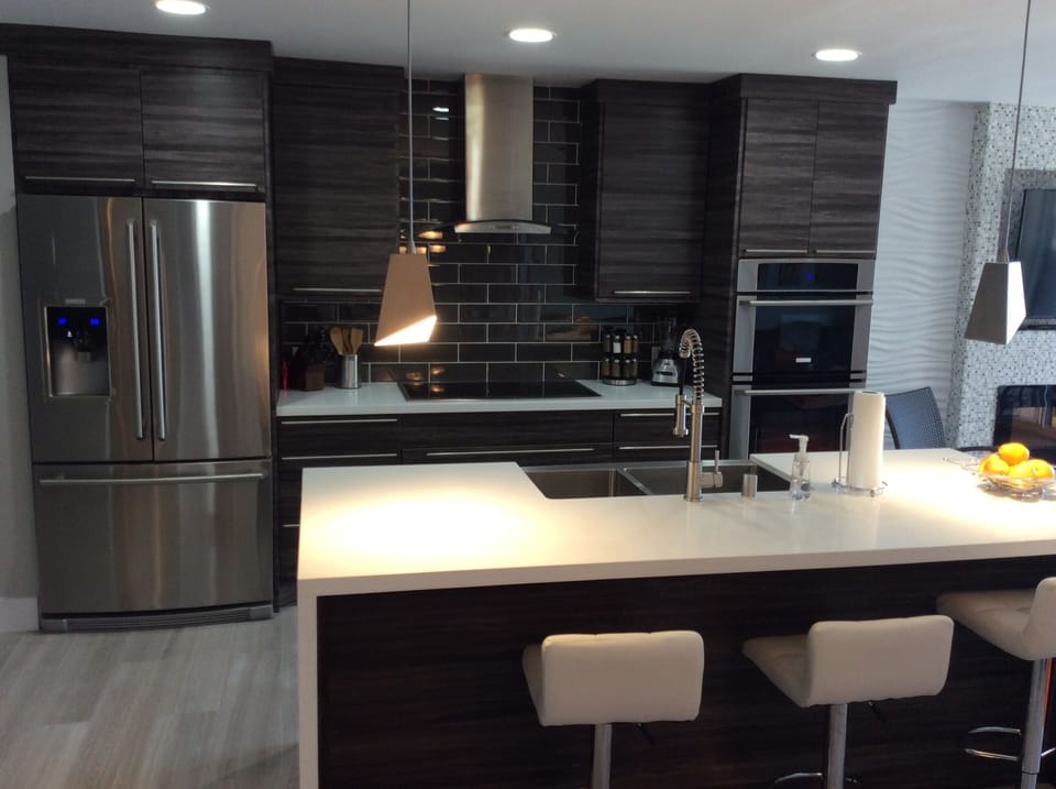 Kitchen and Island