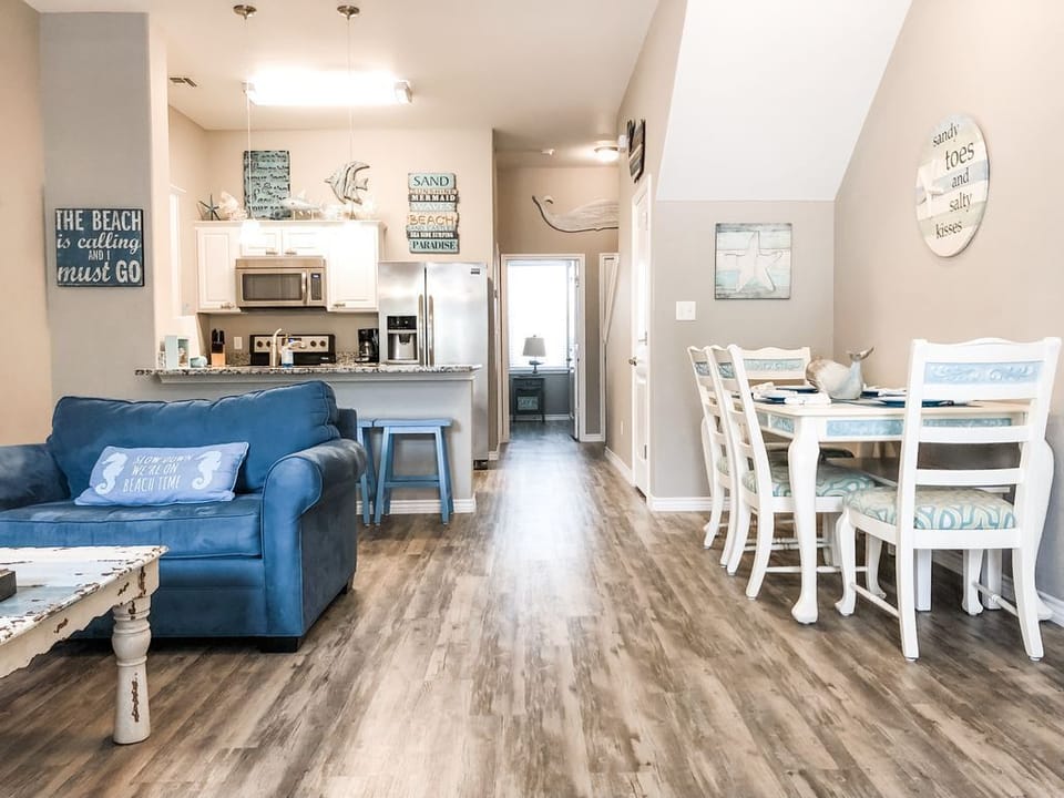 Open floor plan makes for a roomy and comfortable two bedroom.