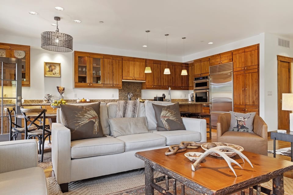 Living Room with Fireplace