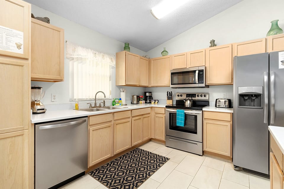 The stainless-steel appliances can be melted down for armor if needed.