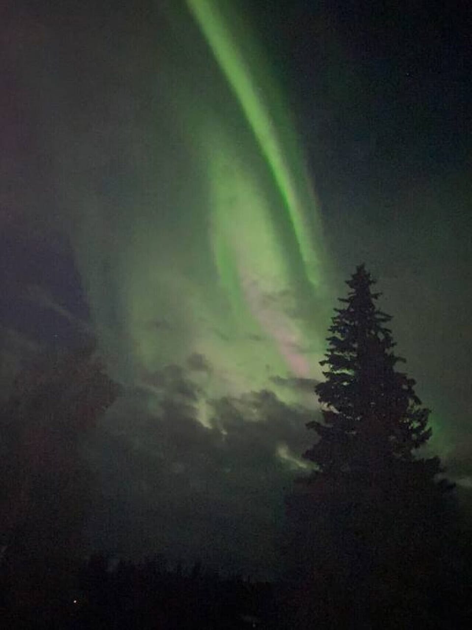 Aurora Viewing from the House