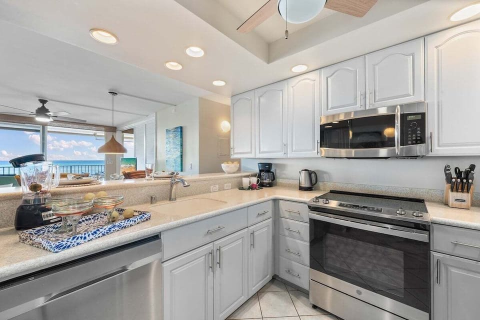 Enjoy cooking and dining in this bright, open-concept space