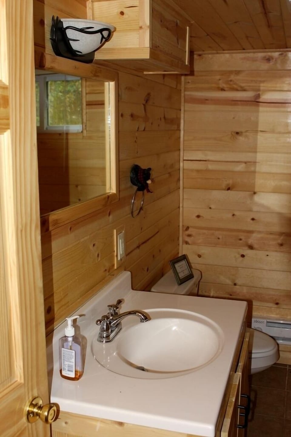 Basement Full Bathroom with toilet, sink, shower, 3 bathrooms in house. 