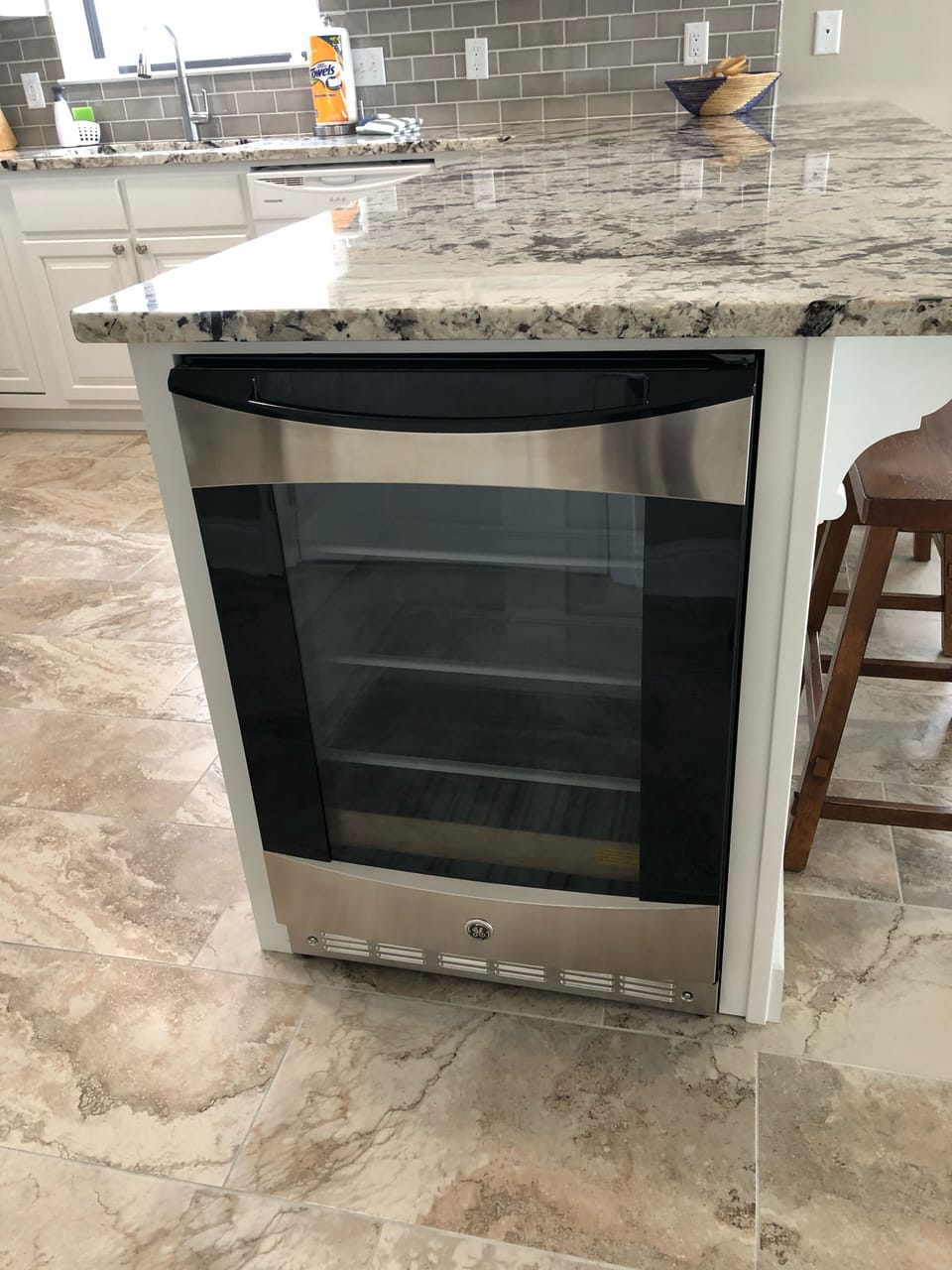 New beverage refrigerator at bar to give you extra space for keeping drinks cold