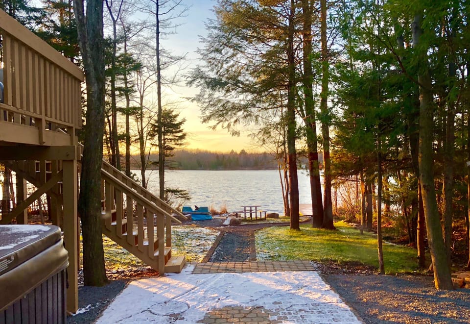 First snow fall--winter 2018