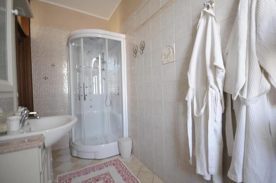 Free toiletries, hair dryer, bidet, towels