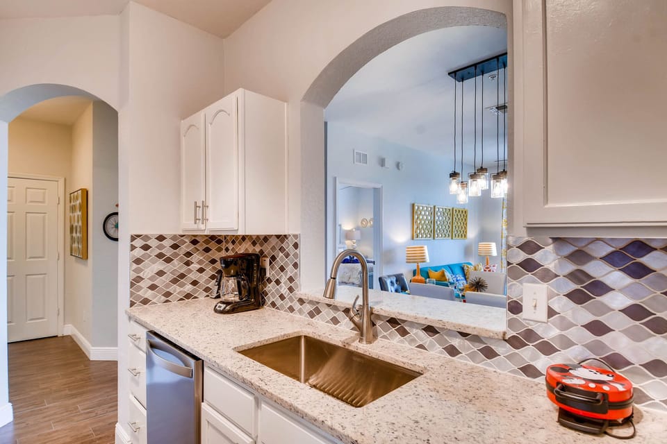 Another view of the fully upgraded kitchen