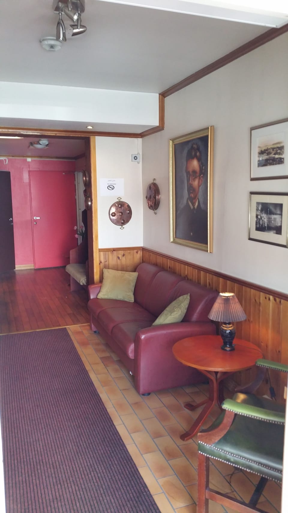 Lobby sitting area