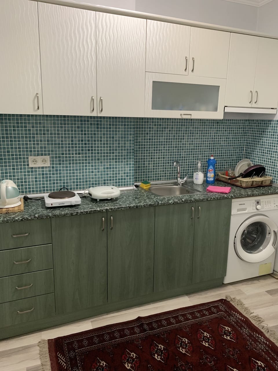 Apartment, 2 Bedrooms | Private kitchen | Fridge, stovetop, electric kettle, toaster
