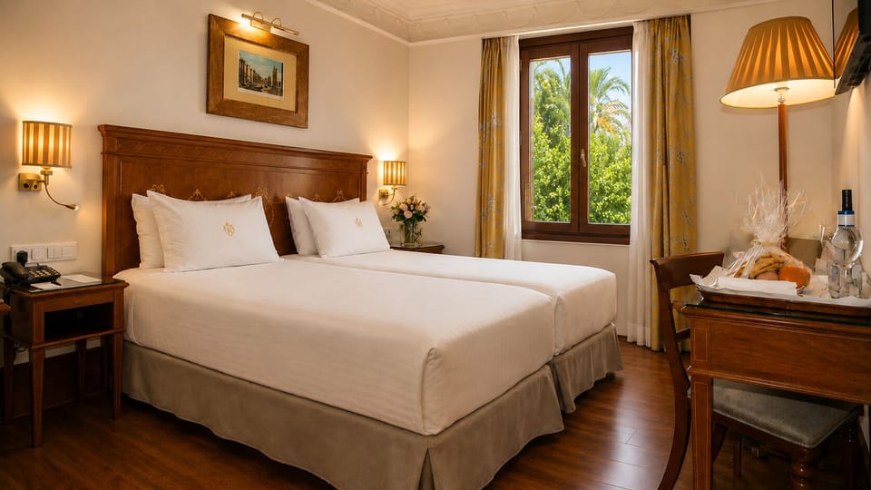 Classic Double or Twin Room, City View | Minibar, in-room safe, iron/ironing board, free WiFi