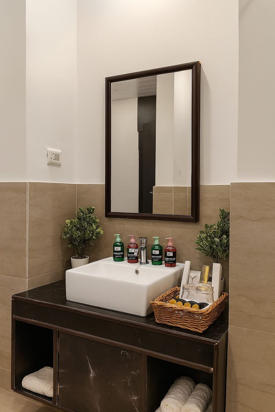 Premium Balcony Room | Bathroom amenities | Shower, rainfall showerhead, slippers, towels
