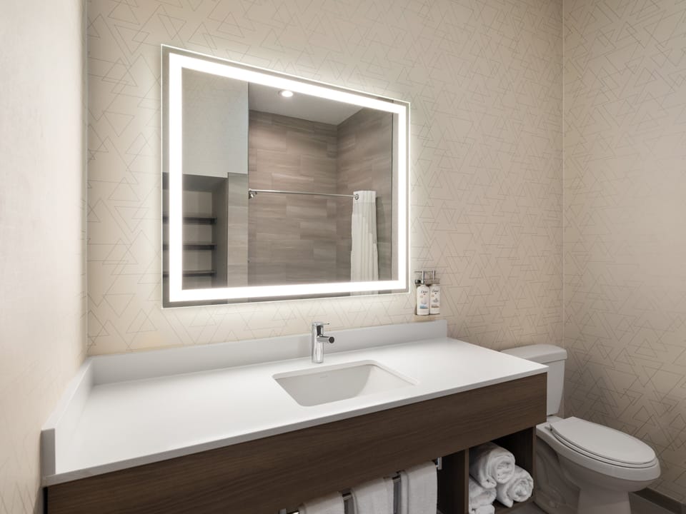 Free toiletries, hair dryer, towels, soap