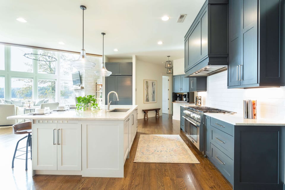 Entering the kitchen