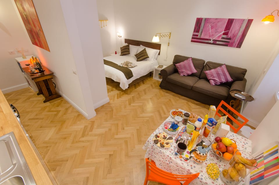 Bedroom-couch-dining area