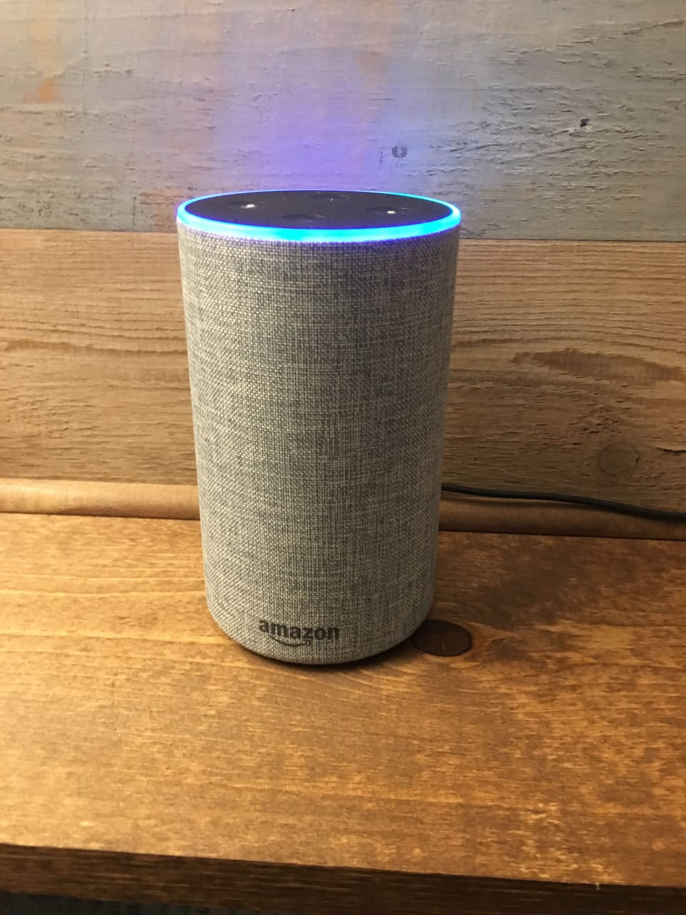 Alexa upstairs in pool room to play any music you want! Just ask her!