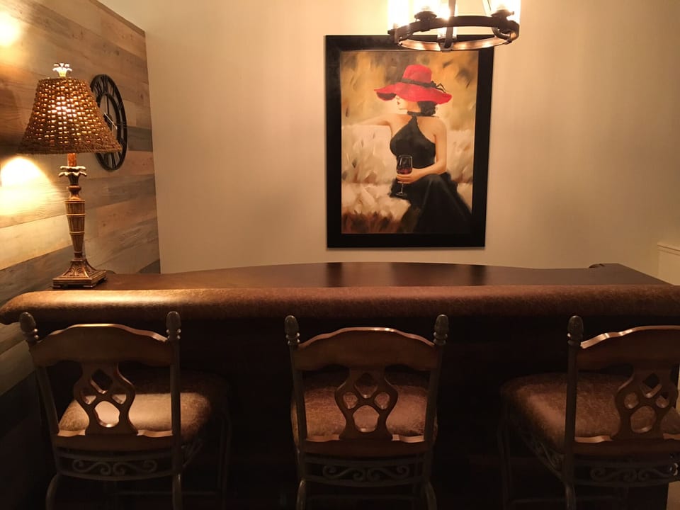 Walk up bar.
