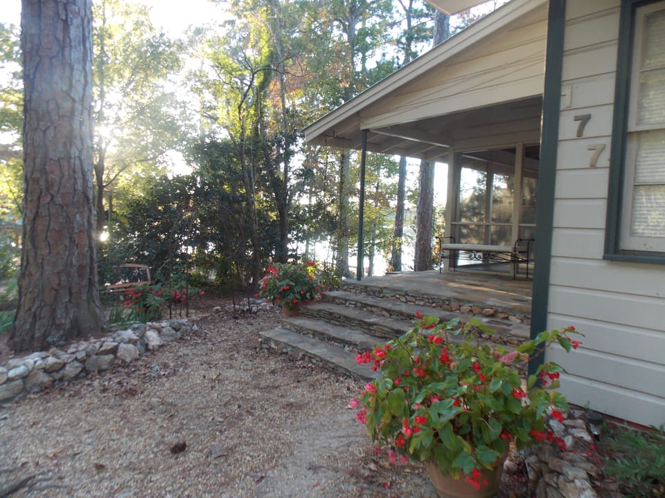 Front entrance to house