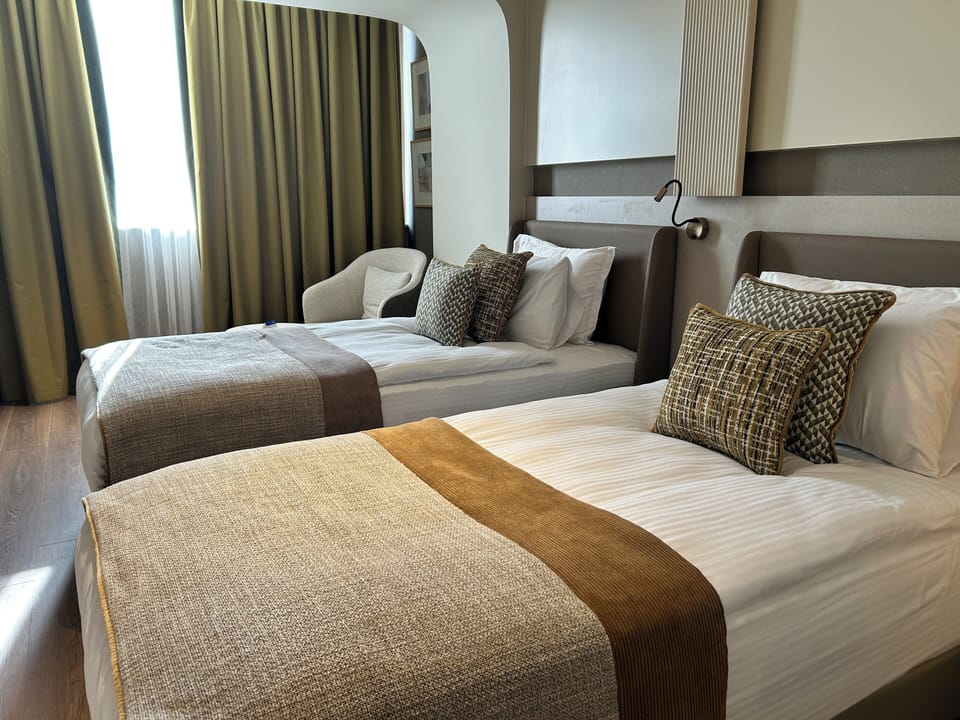 Standard Double Room | Minibar, in-room safe, desk, soundproofing