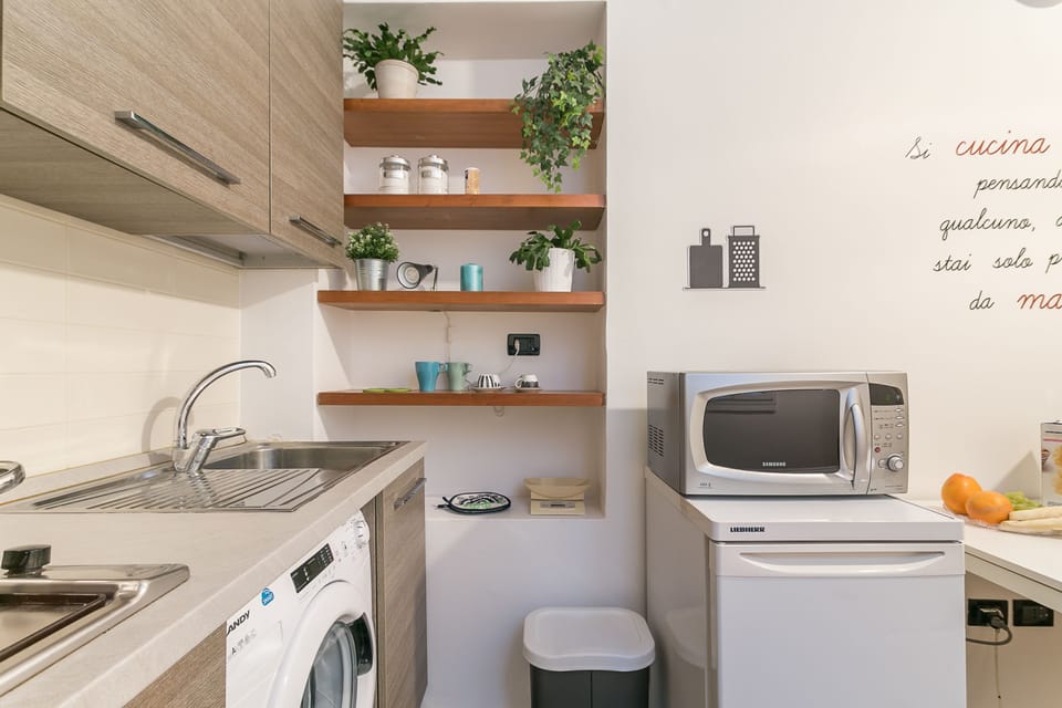 Apartment, 1 Bedroom | Private kitchenette | Fridge, microwave, oven, stovetop