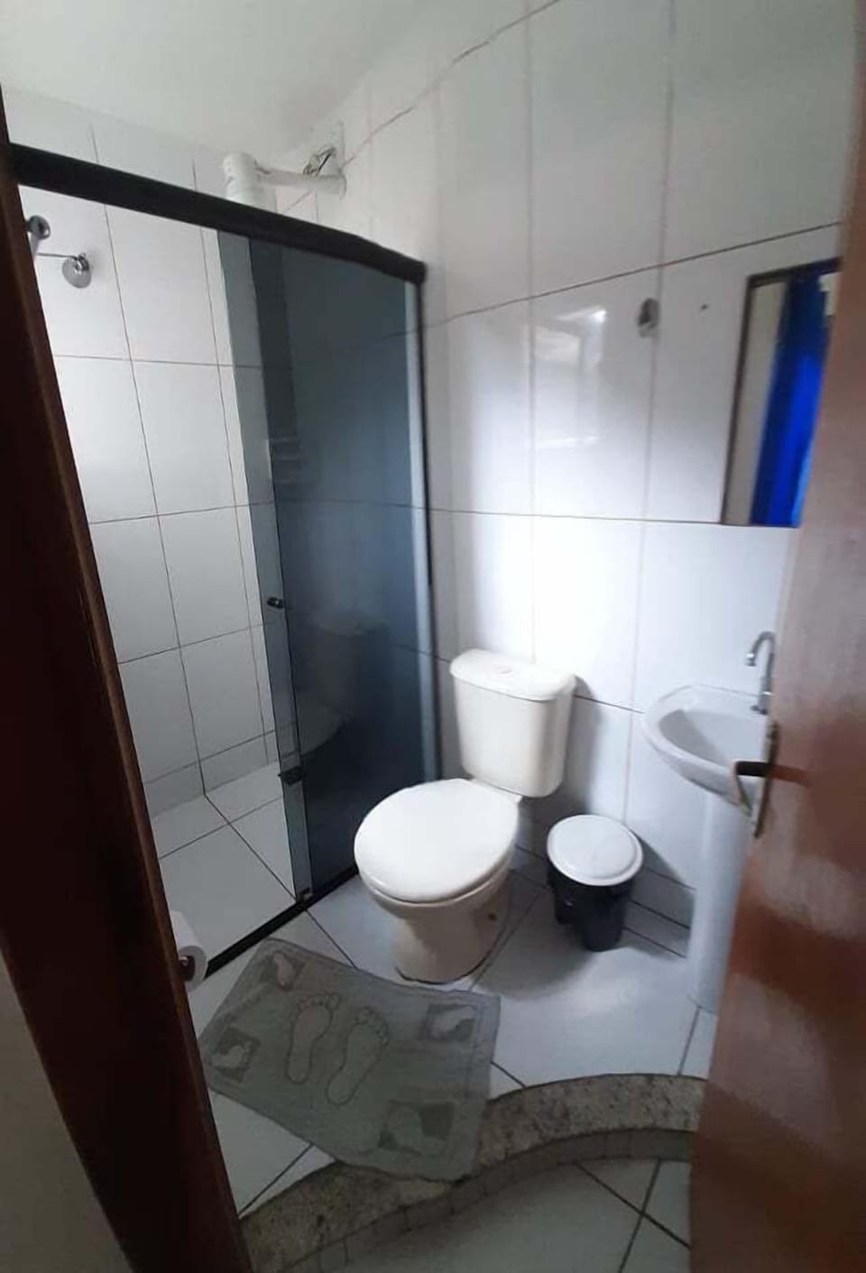Shower, hair dryer (on request), towels