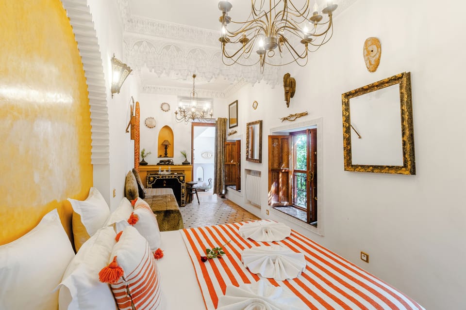 Classic Suite, Private Bathroom, Garden View (Gnaoua) | 1 bedroom, premium bedding, memory foam beds, in-room safe