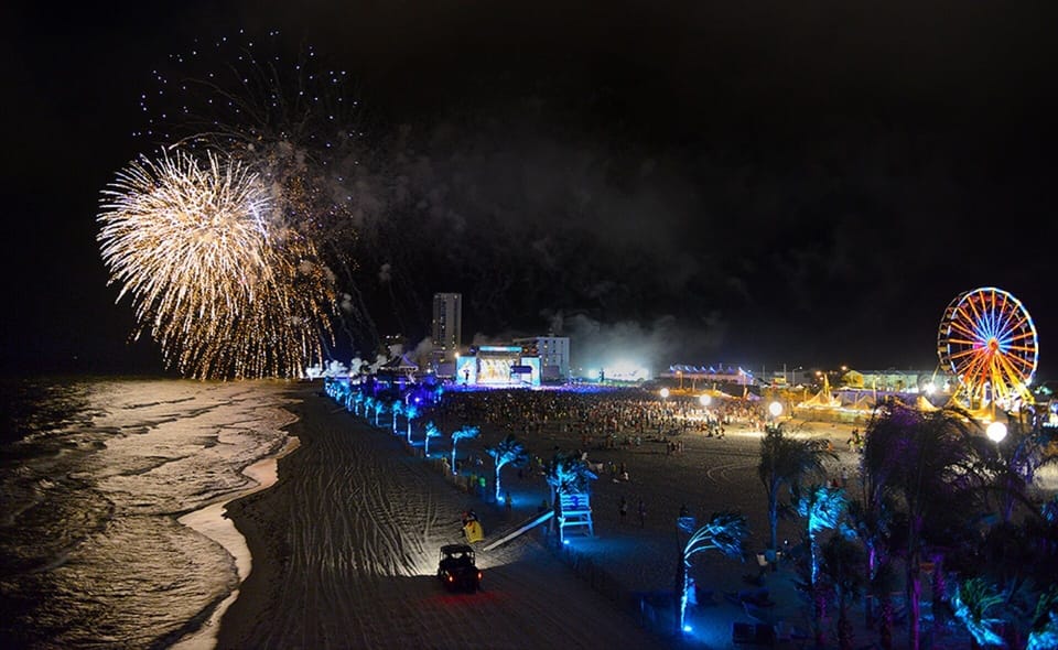 Photo during Hangout Festival held annually in May.  Walk to event from condo.