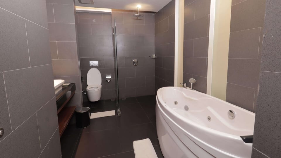 Business Suite, 1 King Bed | Accessible bathroom