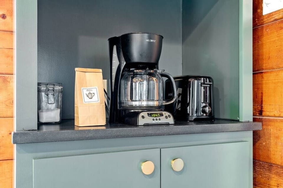 We leave a bag of local coffee for our guests.