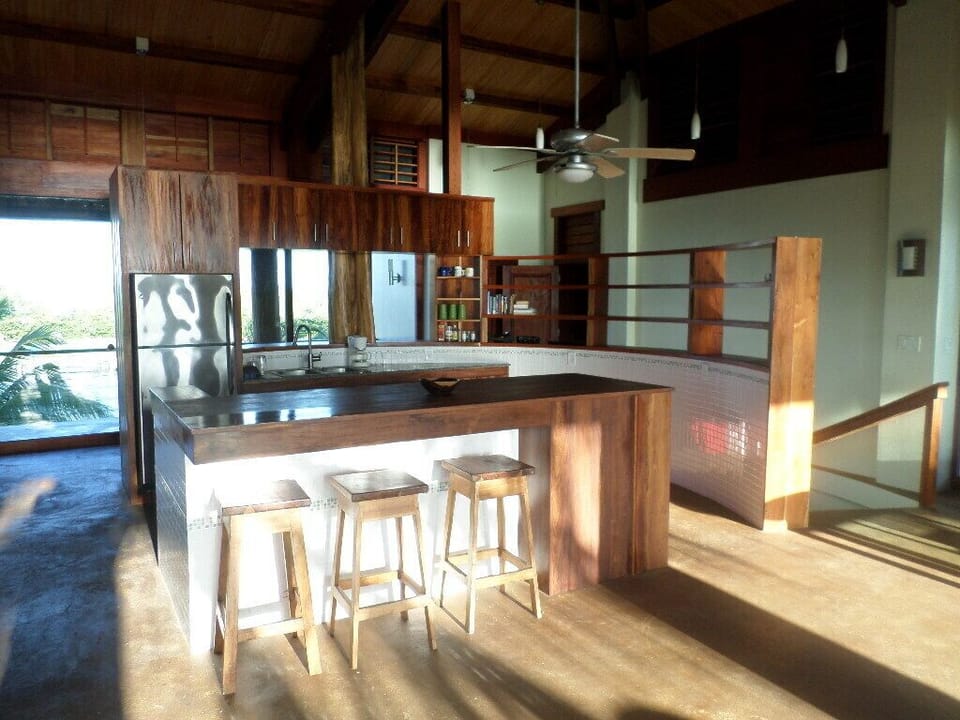 Kitchen and island 