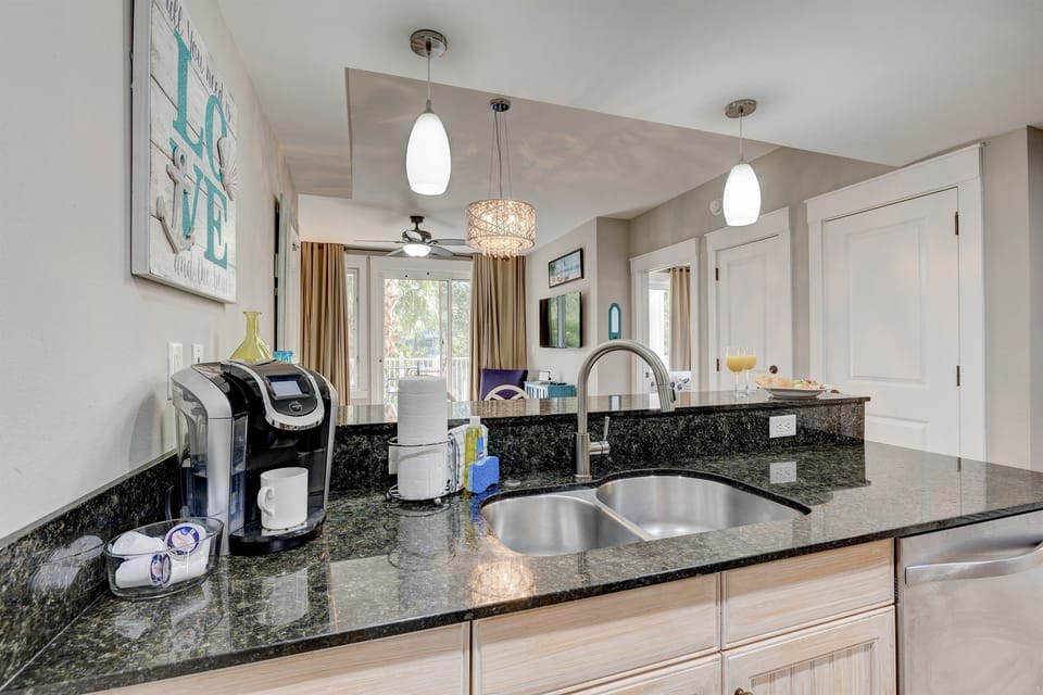 The condo has a Keurig available to all guests!