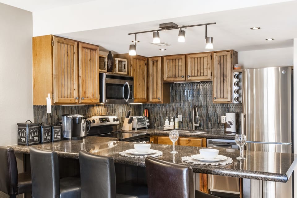 Well stocked kitchen
