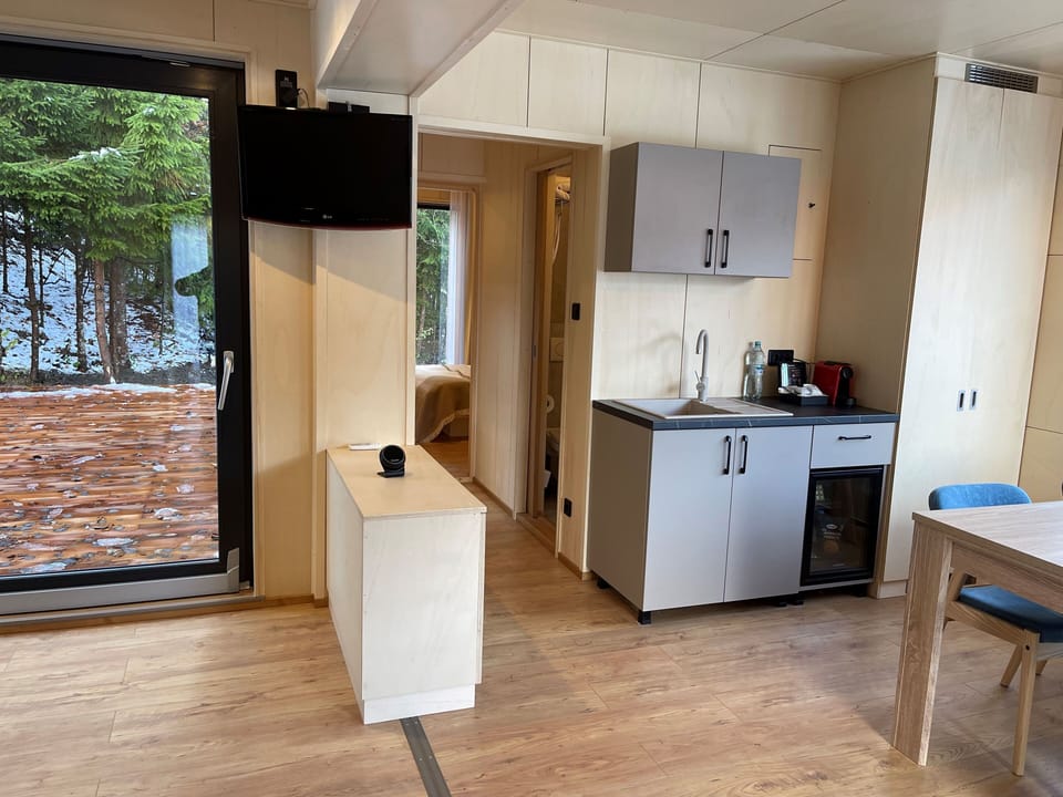Mobile Home, Resort View, Annex Building | Free minibar, in-room safe, desk, laptop workspace