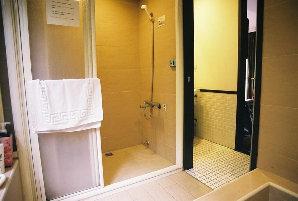 Deluxe Room | Bathroom | Free toiletries, hair dryer, slippers, towels