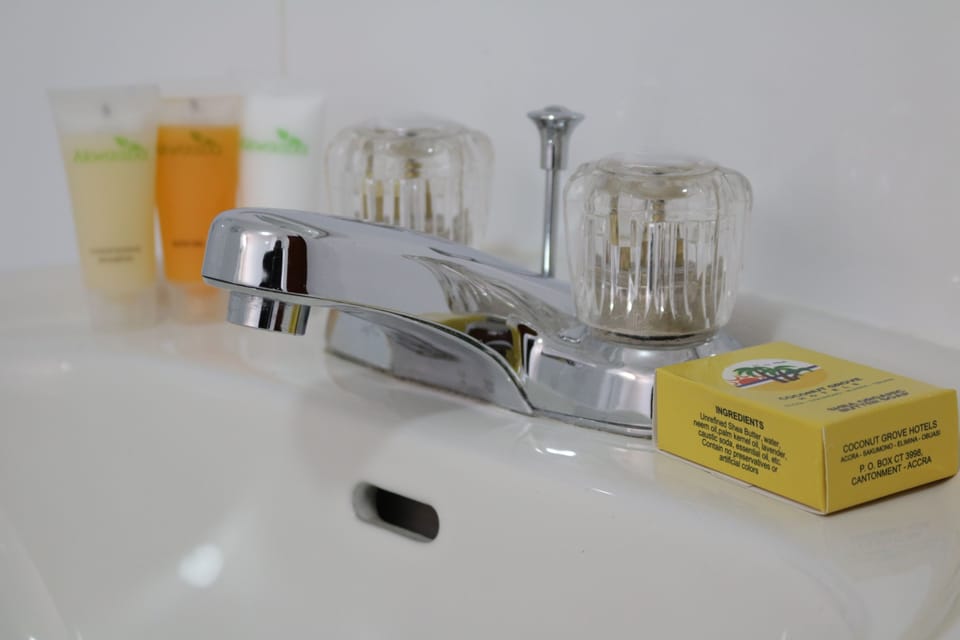 Free toiletries, towels