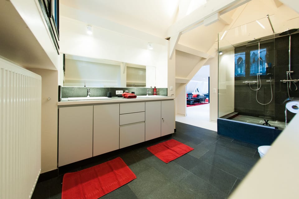 Deluxe Apartment, 2 Bedrooms, Private Bathroom, City View | Bathroom | Shower, rainfall showerhead, free toiletries, hair dryer