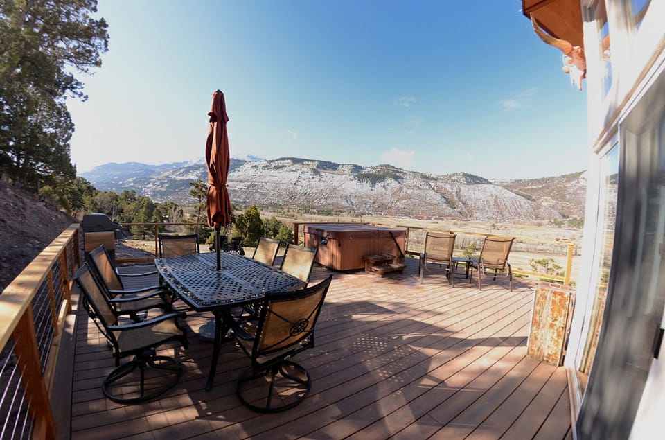 South view of deck