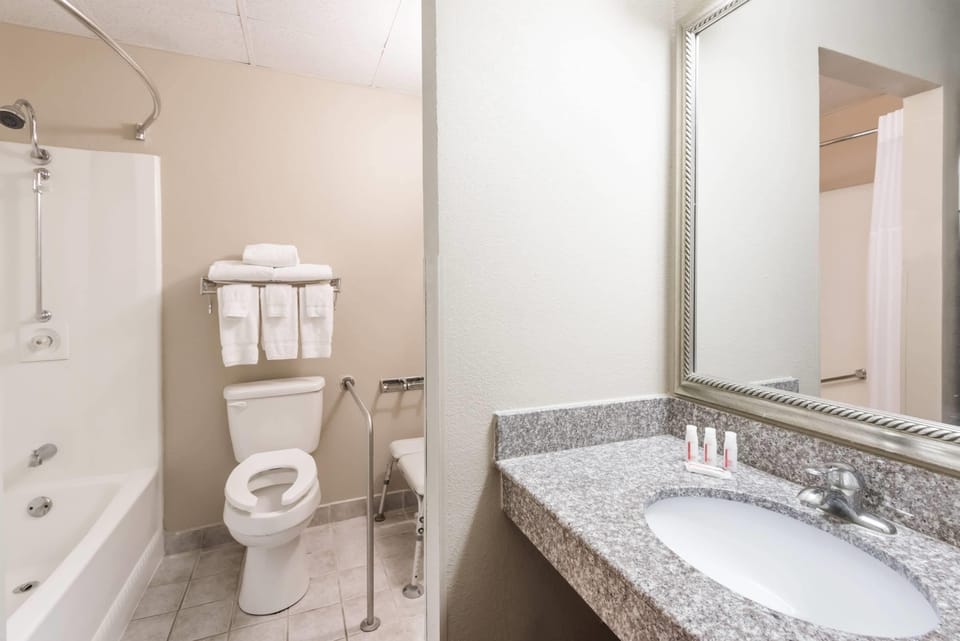 In-room safe, desk, iron/ironing board, free cribs/infant beds