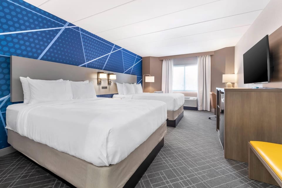 Standard Room, 2 Queen Beds, Non Smoking (Pet-Friendly) | Pillowtop beds, individually furnished, desk, laptop workspace