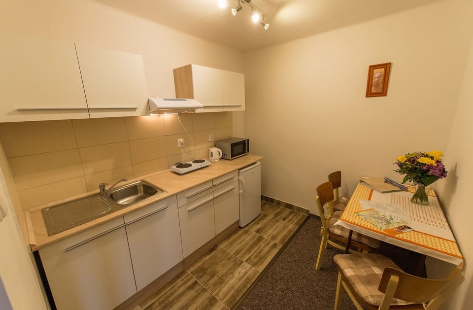 Apartment, 2 Bedrooms, City View | In-room dining