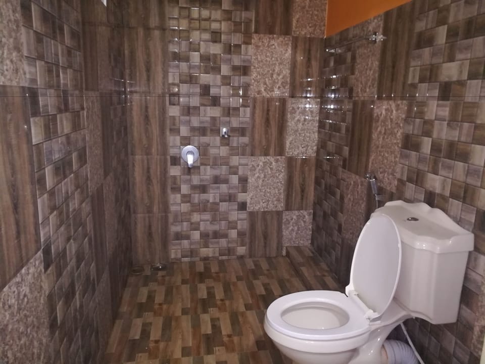 Shower, free toiletries, hair dryer (on request), slippers