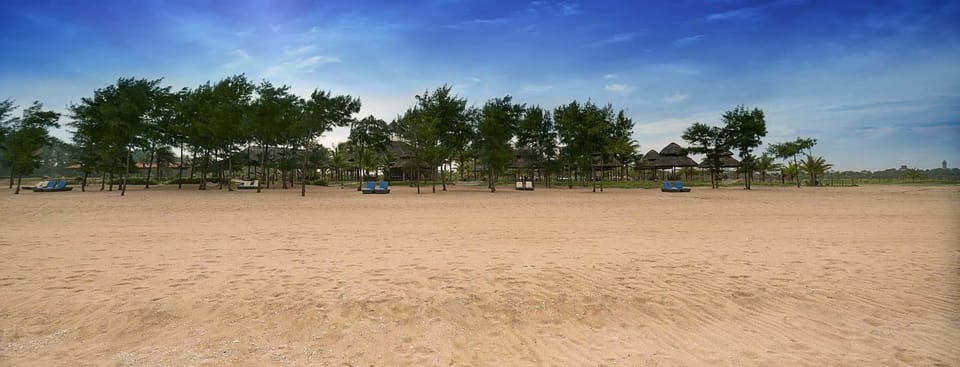 Private beach nearby
