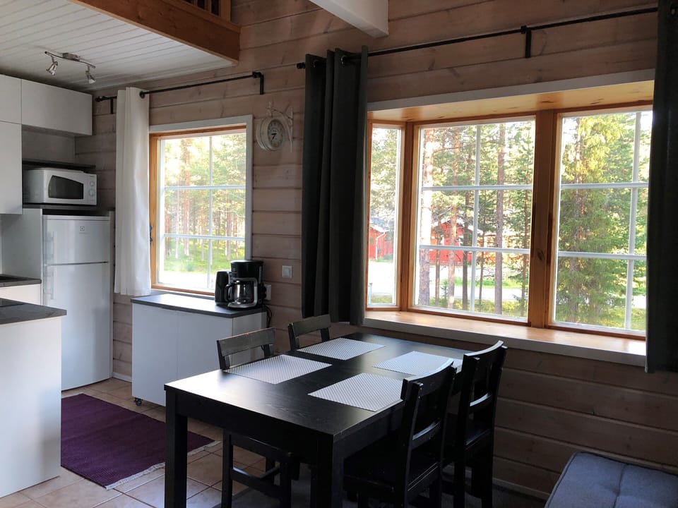 Flat-screen TV, fireplace, DVD player
