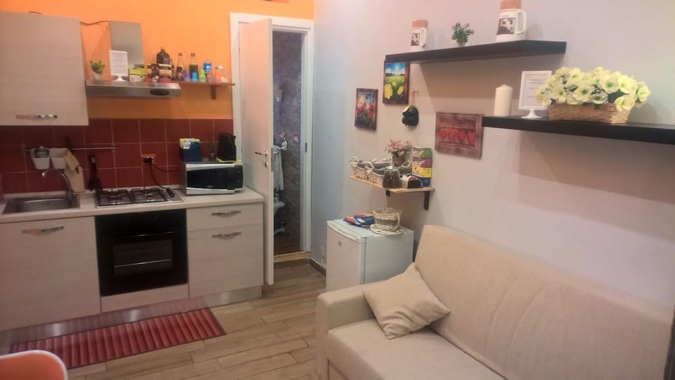 Apartment, 2 Bedrooms, Balcony (check-in at Via Cantelmo 10) | Living area | LCD TV