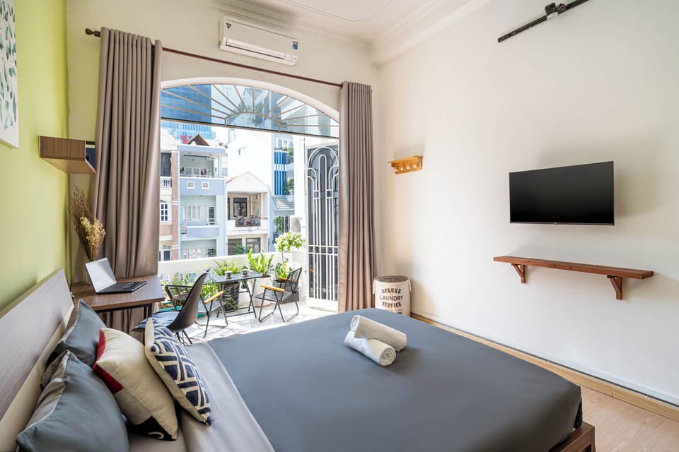 Classic Studio, Balcony | Desk, blackout drapes, iron/ironing board, free WiFi
