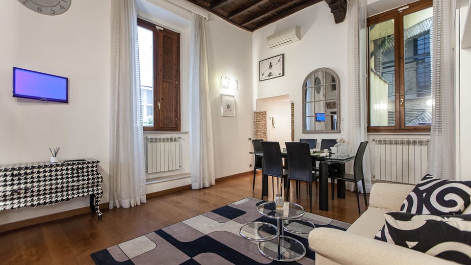 Apartment, 2 Bedrooms | Living area | LCD TV, DVD player