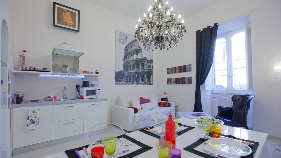 Apartment, 1 Bedroom | Living area | Flat-screen TV