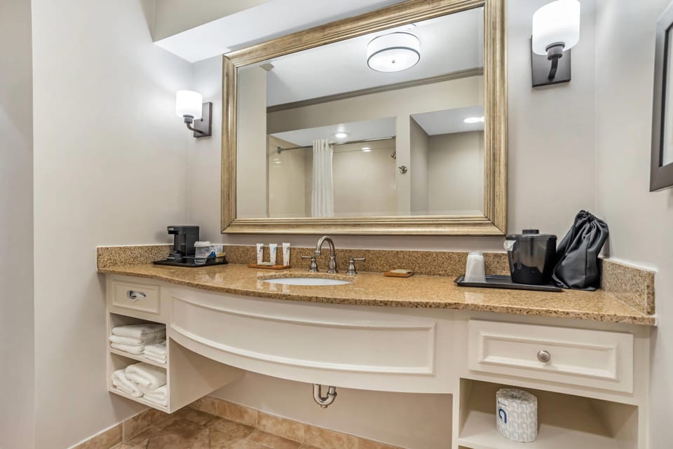 Suite, 1 King Bed, Non Smoking (Exterior Corridor) | Premium bedding, in-room safe, desk, laptop workspace