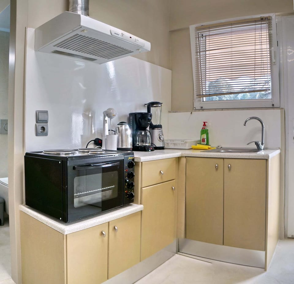Full-size fridge, microwave, oven, stovetop