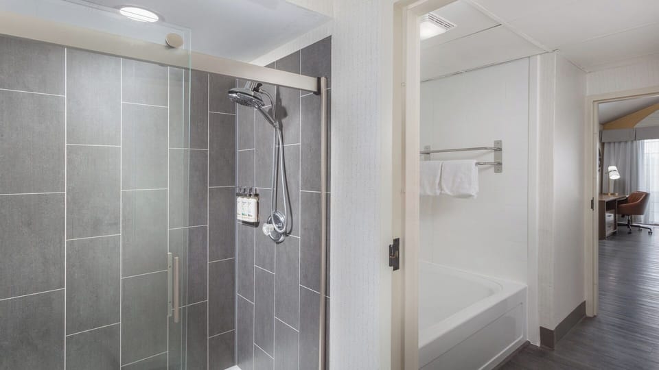 Suite, 1 Bedroom (Wet Bar) | Bathroom | Combined shower/tub, free toiletries, hair dryer, towels